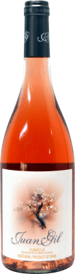 15,95 € Kostenloser Versand | Rosé-Wein Juan Gil Rosado D.O. Jumilla Region von Murcia Spanien Tempranillo, Syrah Flasche 75 cl