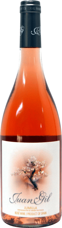 16,95 € Kostenloser Versand | Rosé-Wein Juan Gil Rosado D.O. Jumilla Region von Murcia Spanien Tempranillo, Syrah Flasche 75 cl
