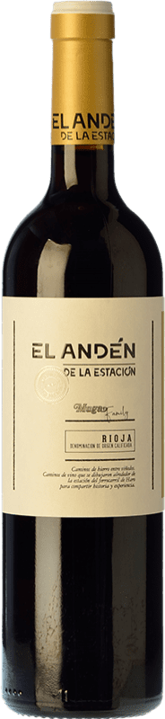 14,95 € Бесплатная доставка | Красное вино Muga El Andén de la Estación Crianza — Крианса D.O.Ca. Rioja Ла-Риоха Испания Tempranillo — Темпранильо, Garnacha — Гренаш Бутылка 75 cl
