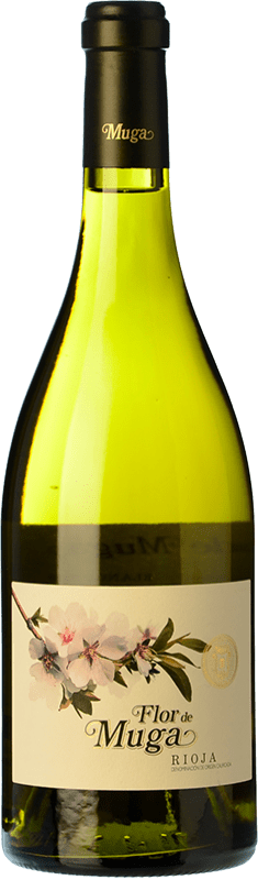 39,95 € Spedizione Gratuita | Vino bianco Muga Flor Blanco D.O.Ca. Rioja La Rioja Spagna Grenache, Viura, Maturana Bottiglia 75 cl