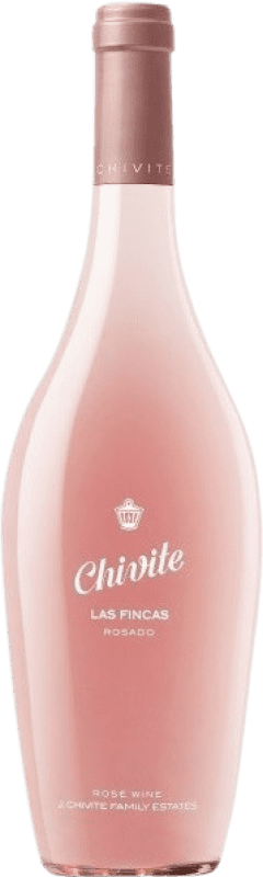 28,95 € 免费送货 | 玫瑰酒 Chivite Las Fincas Rosado I.G.P. Vino de la Tierra 3 Riberas 西班牙 Tempranillo, Grenache 瓶子 Magnum 1,5 L