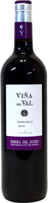 9,95 € Free Shipping | Red wine Yllera Viña del Val D.O. Ribera del Duero Castilla y León Spain Tempranillo Bottle 75 cl