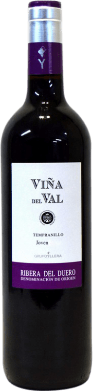 5,95 € Envío gratis | Vino Tinto Yllera Viña del Val D.O. Ribera del Duero Castilla y León España Tempranillo 75 cl