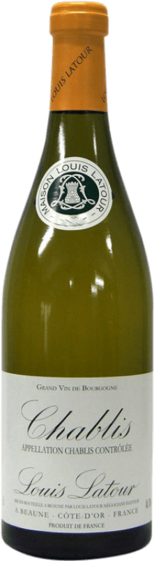 22,95 € Free Shipping | White wine Louis Latour A.O.C. Chablis France Chardonnay Bottle 75 cl