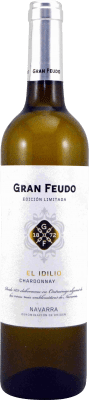 7,95 € Free Shipping | White wine Gran Feudo El Idilio D.O. Navarra Navarre Spain Chardonnay Bottle 75 cl
