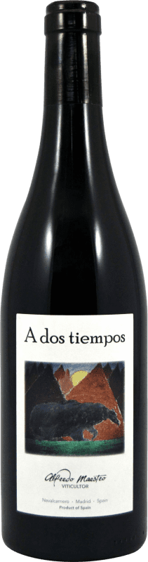 15,95 € Free Shipping | Red wine Maestro Tejero A Dos Tiempos D.O. Vinos de Madrid Madrid's community Spain Tempranillo, Grenache Bottle 75 cl
