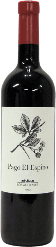17,95 € Free Shipping | Red wine Los Aguilares Pago El Espino D.O. Sierras de Málaga Andalusia Spain Tempranillo, Merlot, Petit Verdot Bottle 75 cl