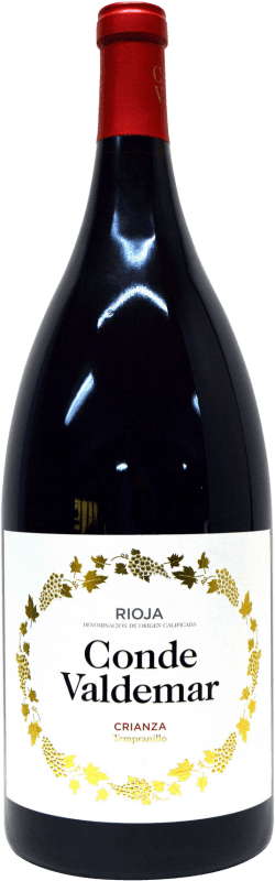 71,95 € Free Shipping | Red wine Valdemar Conde de Valdemar Aged D.O.Ca. Rioja The Rioja Spain Tempranillo, Mazuelo Special Bottle 5 L