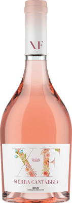 29,95 € Envío gratis | Vino Rosado Sierra Cantabria XF D.O.Ca. Rioja La Rioja España Tempranillo, Garnacha, Viura, Sauvignon 75 cl