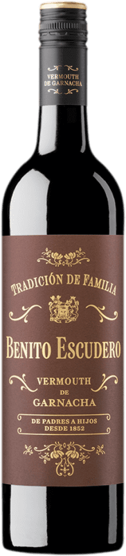 12,95 € Envío gratis | Vermut Bodegas Escudero Becquer Vermouth de Garnacha España Botella 75 cl