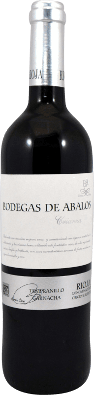 4,95 € Envio grátis | Vinho tinto San Martín de Ábalos Crianza D.O.Ca. Rioja La Rioja Espanha Tempranillo Garrafa 75 cl