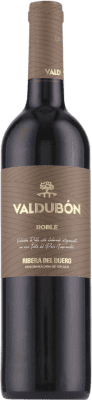 8,95 € Free Shipping | Red wine Valdubón Oak D.O. Ribera del Duero Castilla y León Spain Bottle 75 cl