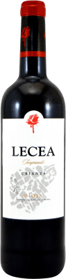 5,95 € Envío gratis | Vino tinto Lecea Crianza D.O.Ca. Rioja La Rioja España Tempranillo Botella 75 cl