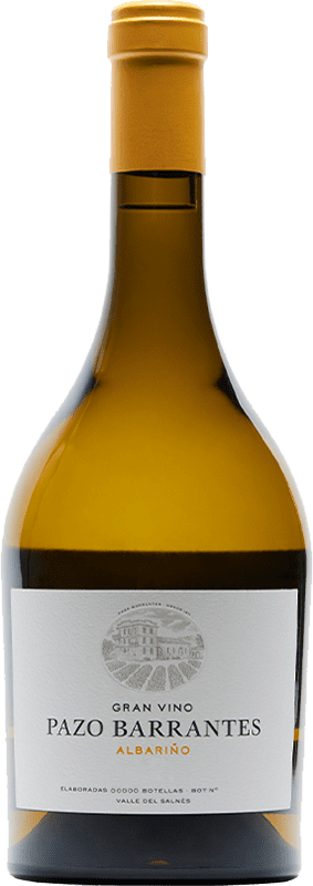 47,95 € Spedizione Gratuita | Vino bianco Pazo de Barrantes Gran Vino D.O. Rías Baixas Galizia Spagna Albariño Bottiglia 75 cl