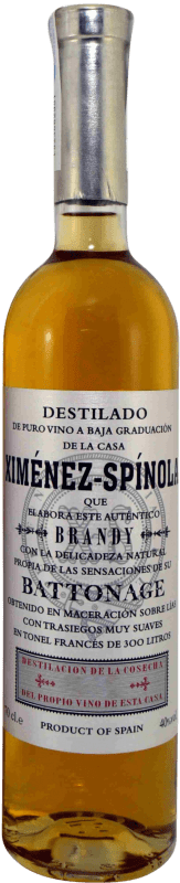 49,95 € Бесплатная доставка | Бренди Ximénez-Spínola Battonage Испания Pedro Ximénez бутылка 70 cl