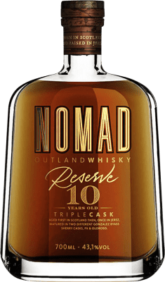 79,95 € Envío gratis | Whisky Single Malt González Byass Nomad Reino Unido 10 Años 70 cl