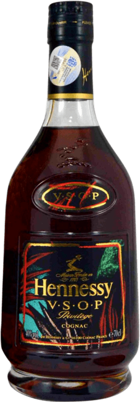 79,95 € Kostenloser Versand | Cognac Hennessy V.S.O.P. Edición Limitada Julien Colombier A.O.C. Cognac Frankreich Flasche 70 cl