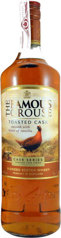 29,95 € Envío gratis | Whisky Blended Glenturret The Famous Grouse Toasted Cask Reino Unido Botella 1 L