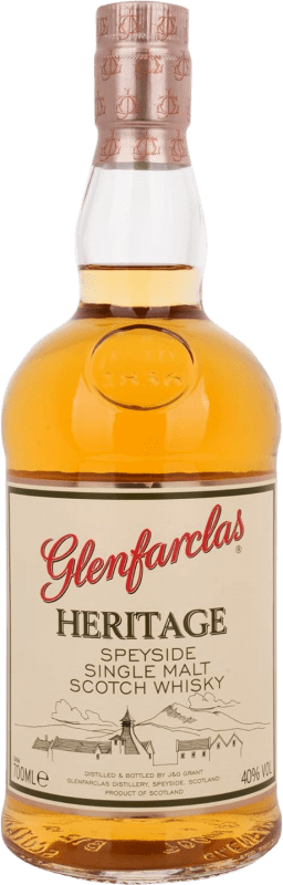 35,95 € Kostenloser Versand | Whiskey Single Malt Glenfarclas Heritage Großbritannien Flasche 70 cl