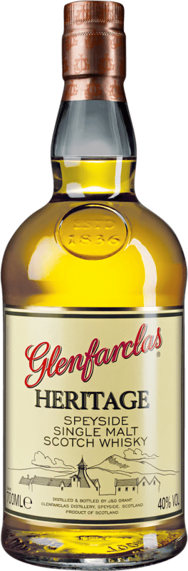 38,95 € Envío gratis | Whisky Single Malt Glenfarclas Heritage Reino Unido Botella 70 cl