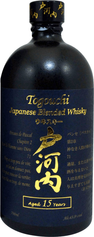 136,95 € 送料無料 | ウイスキーブレンド Togouchi 日本 15 年 ボトル 70 cl