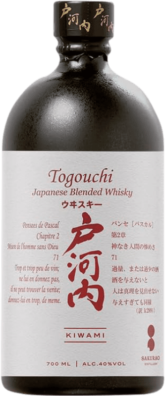 53,95 € Envoi gratuit | Blended Whisky Togouchi Kiwami Japon Bouteille 70 cl