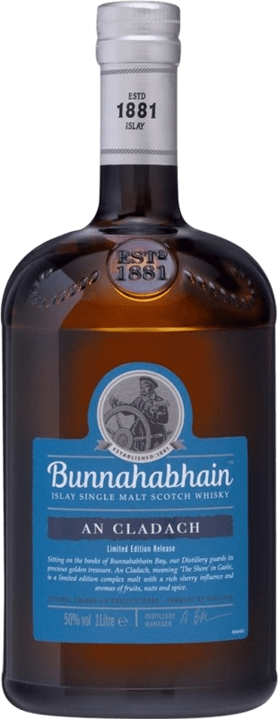 72,95 € Envoi gratuit | Single Malt Whisky Bunnahabhain An Cladach Royaume-Uni Bouteille 1 L