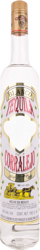 46,95 € Spedizione Gratuita | Tequila Corralejo Blanco Messico Bottiglia 1 L