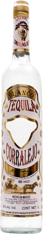 66,95 € Spedizione Gratuita | Tequila Corralejo Blanco Messico Bottiglia 1 L