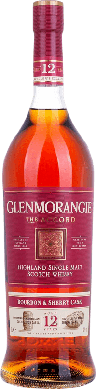 82,95 € Spedizione Gratuita | Whisky Single Malt Glenmorangie The Accord Regno Unito 12 Anni Bottiglia 1 L