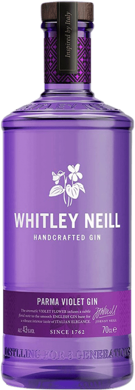 27,95 € Бесплатная доставка | Джин Whitley Neill Parma Violet Gin Объединенное Королевство бутылка 70 cl