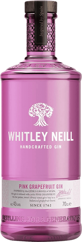 26,95 € 免费送货 | 金酒 Whitley Neill Pink Grapefruit Gin 英国 瓶子 70 cl