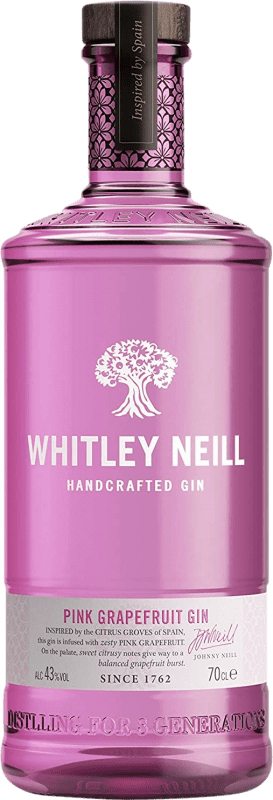 26,95 € Бесплатная доставка | Джин Whitley Neill Pink Grapefruit Gin Объединенное Королевство бутылка 70 cl