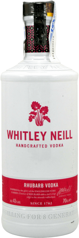 17,95 € 免费送货 | 伏特加 Whitley Neill Rhubarb 英国 瓶子 70 cl