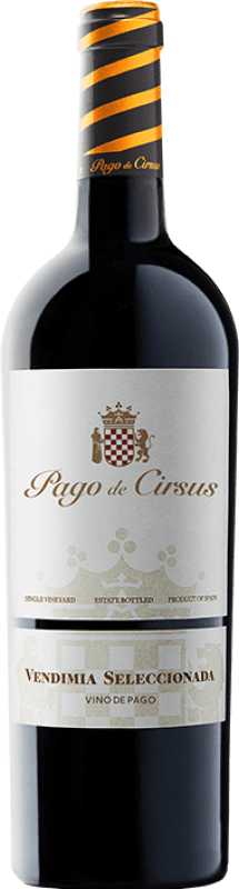 12,95 € 免费送货 | 红酒 Pago de Cirsus Vendimia Seleccionada Pago Bolandin 纳瓦拉 西班牙 Tempranillo, Merlot, Syrah 瓶子 75 cl