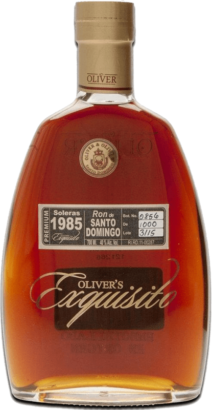 68,95 € Kostenloser Versand | Rum Oliver & Oliver Exquisito 1985 Dominikanische Republik Flasche 70 cl
