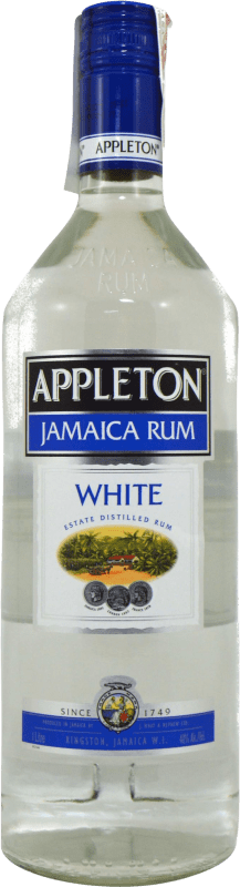 17,95 € Free Shipping | Rum Appleton Estate White Jamaica Jamaica Bottle 1 L