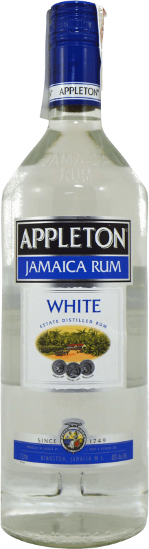 16,95 € 免费送货 | 朗姆酒 Appleton Estate White Jamaica 牙买加 瓶子 1 L