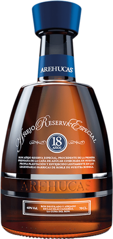 46,95 € Free Shipping | Rum Arehucas Special Añejo — Aged, Reserve — Aged Canary Islands Spain 18 Years 70 cl