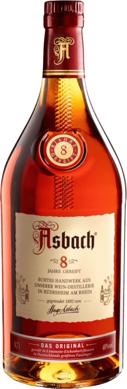 19,95 € 送料無料 | ブランデー Asbach ドイツ 8 年 ボトル 70 cl