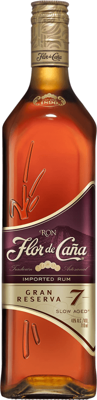 25,95 € 送料無料 | ラム Flor de Caña ニカラグア 7 年 ボトル 1 L