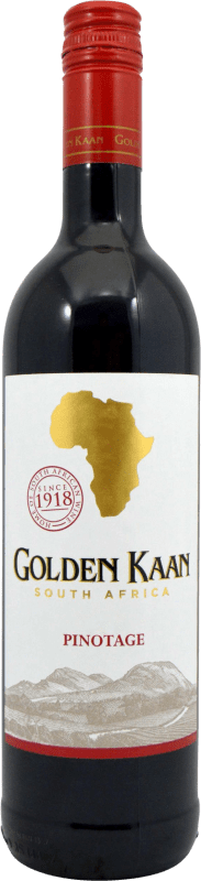 11,95 € Kostenloser Versand | Rotwein Golden Kaan Pinotage Südafrika Flasche 75 cl