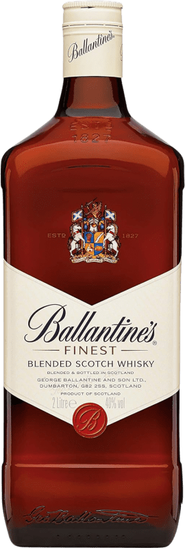 48,95 € Envio grátis | Whisky Blended Ballantine's Reino Unido Garrafa Especial 2 L
