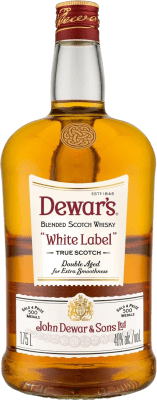44,95 € Envío gratis | Whisky Blended Dewar's White Label Reino Unido Botella Especial 1,75 L