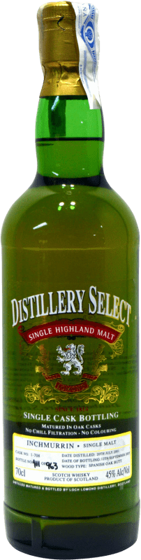 57,95 € Envio grátis | Whisky Single Malt Loch Lomond Inchmurrin Spanish Oak Reino Unido Garrafa 70 cl
