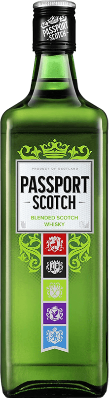 10,95 € Kostenloser Versand | Whiskey Blended Passport Scoth Großbritannien Flasche 70 cl