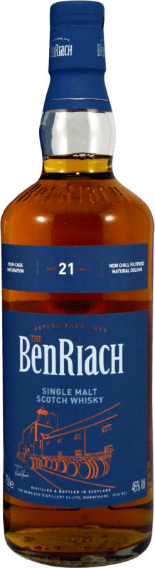 245,95 € Бесплатная доставка | Односолодовый виски The Benriach Объединенное Королевство 21 Лет 70 cl