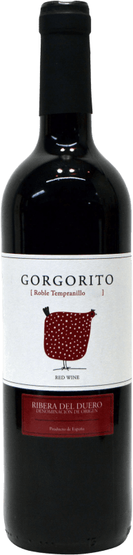 8,95 € Envio grátis | Vinho tinto Copaboca Gorgorito Carvalho D.O. Ribera del Duero Castela e Leão Espanha Tempranillo Garrafa 75 cl