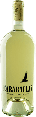 17,95 € Envio grátis | Vinho Branco Finca Las Caraballas Caraballas Jovem I.G.P. Vino de la Tierra de Castilla y León Castela e Leão Espanha Sauvignon Eco — Biológico 75 cl