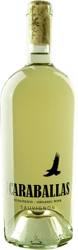 17,95 € 免费送货 | 白葡萄酒 Finca Las Caraballas Caraballas 年轻的 I.G.P. Vino de la Tierra de Castilla y León 卡斯蒂利亚莱昂 西班牙 Sauvignon — 苏维浓 Eco — 生态 有机 天然 瓶装 75 cl